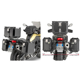 Portavaligie laterale specifico per valigie MONOKEY® CAM-SIDE Trekker Outback per BMW F 750 GS (2018-2019) - F 850 GS (2018-2019)