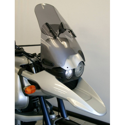 Cupolino per moto MRA modello V - Varioscreen per BMW R 1100 S (1997-2004) vetro in 2 parti regolabile in altezza 5cm