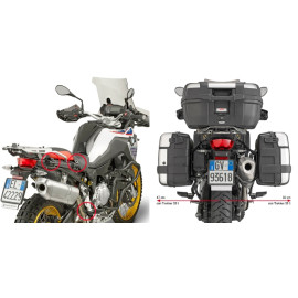 Portavaligie laterale a rimozione rapida specifico per valigie MONOKEY® o RETRO FIT per BMW F 750 GS (2018-2019) - F 850 GS (2018-2019)