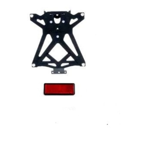 Kit Porta targa LIGHTECH regolabile con catadiottro per KTM RC 125/200/390 (2017>)