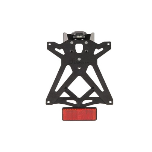 KIT PORTA TARGA COMPLETO DI LUCE TARGA E CATADIOTTRO LIGHTECH per SUZUKI SV 650 (2016>)