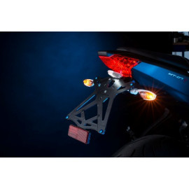 Kit Porta targa LIGHTECH regolabile con catadiotro e luce targa per YAMAHA MT-07 (2014-2018>)