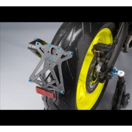 KIT PORTA TARGA REGOLABILE CON CATADIOTTRO per YAMAHA MT-09 (2017>)