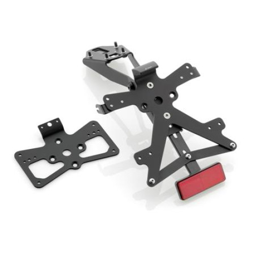 Porta Targa Regolabile Omologato RIZOMA linea FOX completo di luce e catarifrangente per KAWASAKI 1000 SX-10R (2016>)
