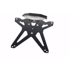 Porta Targa Regolabile LIGHTECH completo di Faro Posteriore a LED per KAWASAKI ZX-6R 600 NINJA (2007/2008)