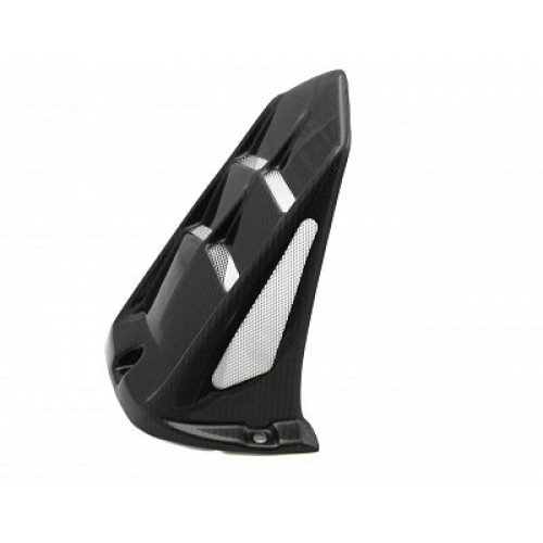 PARAFANGO POSTERIORE colore CARBON LOOK-SILVER MESH per YAMAHA YZF-R6 (2006-2020)