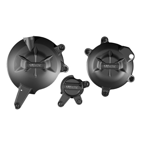 KIT PROTEZIONE CARTER GB RACING ALTERNATORE + FRIZIONE + PICK-UP PER KAWASAKI ER6 (2006-2014) / VERSYS (2006-2014)