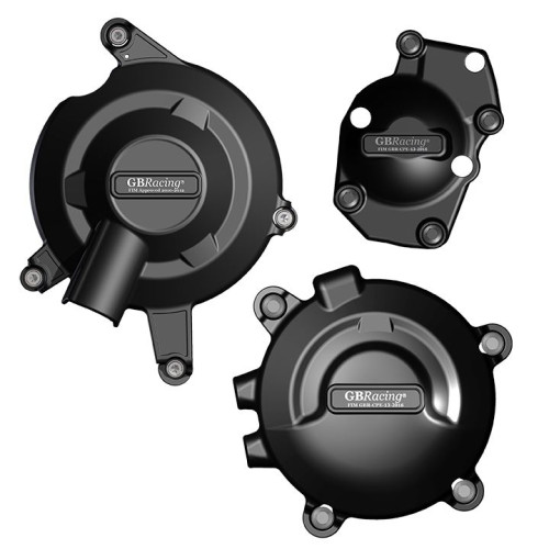 KIT PROTEZIONE CARTER GB RACING ALTERNATORE + FRIZIONE + TIMING PER TRIUMPH DAYTONA 675R (2013 - 2014)
