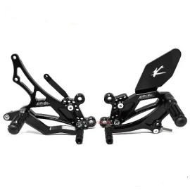 Pedane arretrate in Ergal Valter Moto modello START Tipo 1.5 Regolabili Cambio Rovesciato HONDA CBR 600 RR (2003/2004)