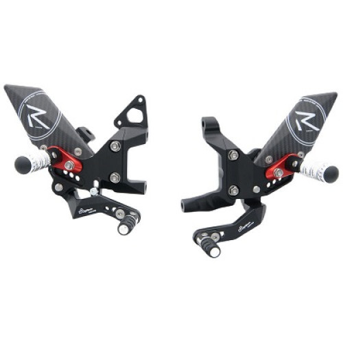 PEDANE "R" VERSION - CAMBIO ROVESCIO - DUCATI PANIGALE 1299 / 899 /959 / 1199 (2012-2016) - PANIGALE V2 955 (2020-2024)
