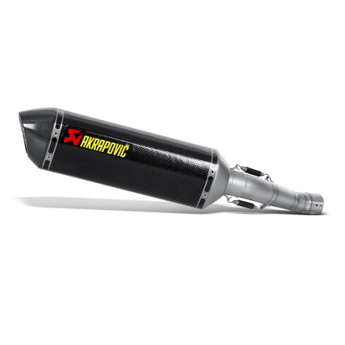 Terminale di scarico Akrapovic SPLIT-ON Esagonale Titanio / Carbonio Omologato SUZUKI GSX-R 600 / 750 (2008/2010)