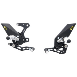 PEDANE REGOLABILI CON POGGIAPIEDE SNODATO KAWASAKI NINJA 400 (2018>)