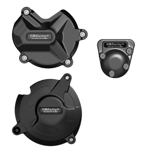 KIT PROTEZIONE CARTER COMPLETO GB RACING ALTERNATORE + FRIZIONE + PICK-UP BMW S1000RR (2017-2018)  S1000R (2017-2020)  S1000XR (2015-2019)