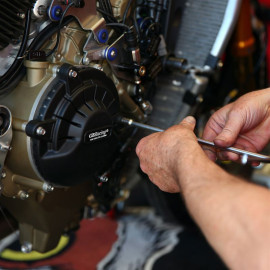 Set completo protezione carter motore GBRacing per Ducati Panigale V4R (2019>)