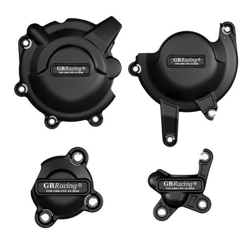 Set completo protezione carter motore GB RACING per Honda CBR300R/CB300R (2015-2018)