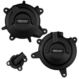 Set completo protezione carter motore GB RACING per Kawasaki Ninja 400 (2018-202>)