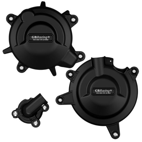 Set completo protezione carter motore GB RACING per Kawasaki Ninja 400 (2018-202>)