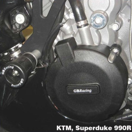 Set completo protezione carter motore GB RACING per KTM Superduke 990R (2005-2014)