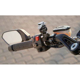 SUPPORTO PORTACELLULARE U Type Pro Per manubri di diametro da 22 a 28 mm.