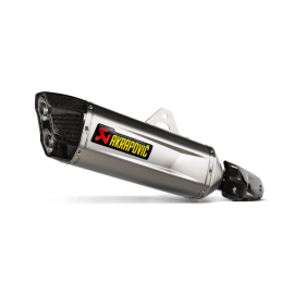 SCARICO COMPLETO  SLIP ON (TITANIO)  OMOLOGATO CON FONDELLO IN CARBONIO per YAMAHA TENERE' 700 (2021-2022)