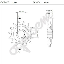 KIT DI TRASMISSIONE ORIGINALE DID - PIGNONE 15 - CORONA 41 - CATENA DID 520 VX3 G&B 112 MAGLIE - HONDA CB 500 X 19 -