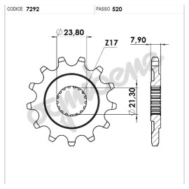 KIT DI TRASMISSIONE ORIGINALE DID - PIGNONE 13 - CORONA 48 - CATENA DID 520 DZ 2 SDH G&B 120 MAGLIE - HONDA 250 CRF R (2019-2020)