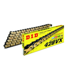 KIT DI TRASMISSIONE ORIGINALE DID - PIGNONE 14 - CORONA 52 - CATENA DID428 VX G&B 130 MAGLIE - AMAHA 125 YZF-R (2019-2020)