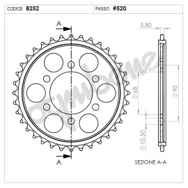 KIT DI TRASMISSIONE ORIGINALE DID - PIGNONE 14 - CORONA 36 - CATENA DID 520 VX3 G&B 108  MAGLIE - HONDA CB 300 R/RA (2018>)
