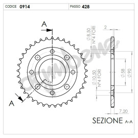 KIT DI TRASMISSIONE ORIGINALE DID - PIGNONE 14 - CORONA 45 - CATENA DID  428 D 122 MAGLIE - SUZUKI GSX 125 R-S (2018)
