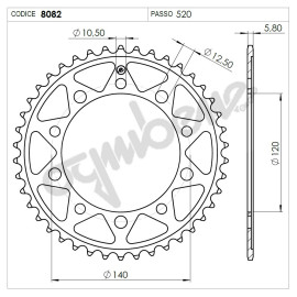 KIT DI TRASMISSIONE ORIGINALE DID RAPPORTI MODIFICATI - PIGNONE 18 - CORONA 45 - CATENA DID 520 ZVMX G&G 106 MAGLIE - TRIUMPH 865 BONEVILLE (2014-2015)