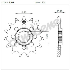 KIT TRASMISSIONE ORIGINALE DID PROFESSIONAL PIGNONE 15 - CORONA 41 - CATENA DID 525 ZVMX G&G 108 MAGLIE - MV AGUSTA 989 B4 BRUTALE 989 R (2008 - 2009) - MV AGUSTA 1078 B4 BRUTALE 1078 RR (2008 - 2009)