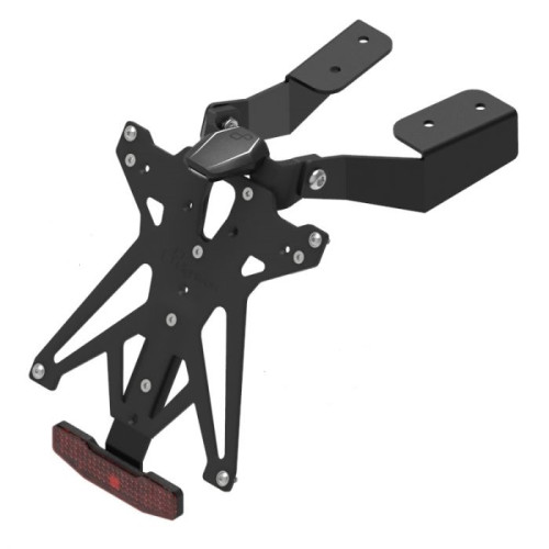 KIT PORTA TARGA COMPLETO DI LUCE TARGA E CATADIOTTRO LIGHTECH per YAMAHA T-MAX 560 (2022-2023)