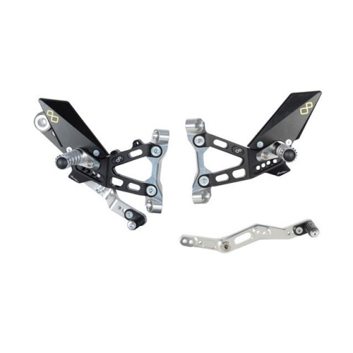 Pedane Regolabili Con Poggiapiede Snodato PER BMW S 1000 RR (2019-2023)
