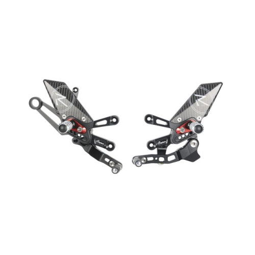 Pedane Regolabili R Version , Cambio Rovescio per APRILIA RSV41100Factory (2020-2022>) TuonoV41100Factory (2021-2022)