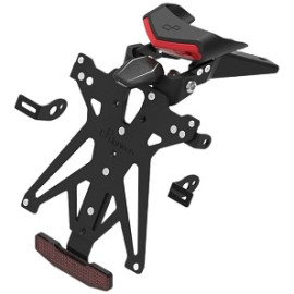 KIT PORTA TARGA REGOLABILE CON LUCE TARGA E CATADIOTTRO OMOLOGATI per KTM DUKE 790 – DUKE 890 R