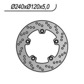   DISCO FRENO POSTERIORE NG 1174 SUZUKI BANDIT 1200 - GSX-8S - GSF BANDIT 650
