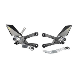 Pedane Regolabili con Poggia piedi Snodati per HONDA CBR1000RR-R (2020-2023) 