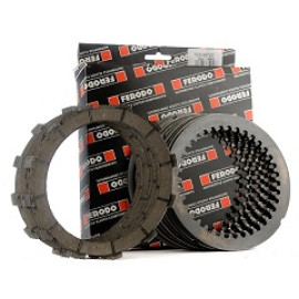 Dischi frizione condotti Ferodo FCS/2 in acciaio e conduttori per Ducati Monster 800 (2011-2014) / 800 Monster S2R (2005-2007) / Monster 700 (2008-2013) / Monster 695 (2007-2012)  /Monster Dark 620 (2005-2006)