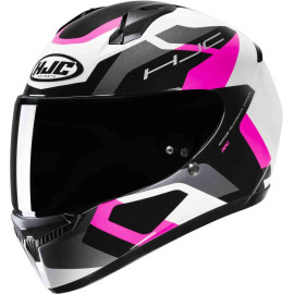 CASCO INTEGRALE HJC C10 Tins -  Nero/Bianco/Pink