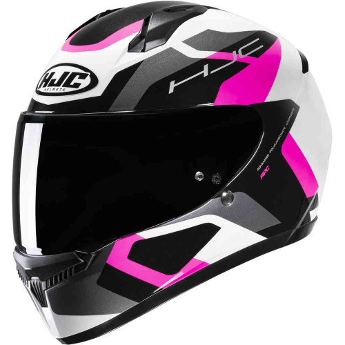 CASCO INTEGRALE HJC C10 Tins -  Nero/Bianco/Pink