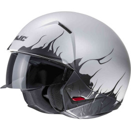 CASCO JET HJC i20 SCRAW - Grigio/Nero