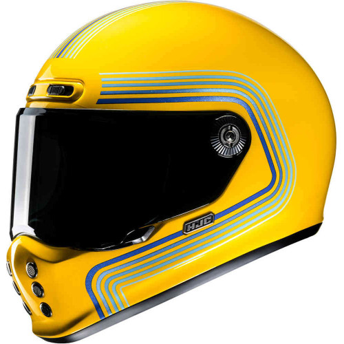 CASCO INTEGRALE V10 FONI - Giallo/Blu