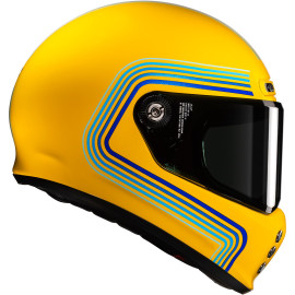 CASCO INTEGRALE V10 FONI - Giallo/Blu