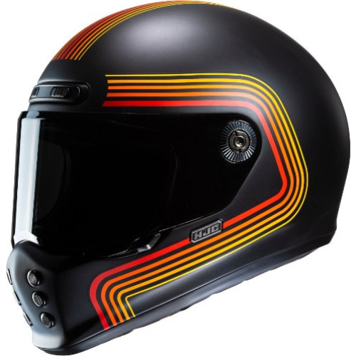 CASCO INTEGRALE V10 FONI - Nero/Giallo/Rosso