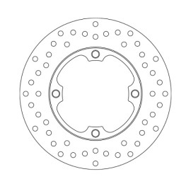 DISCO FRENO POSTERIORE NEWFREN per HONDA SH 350 / ABS (2021-2023>)