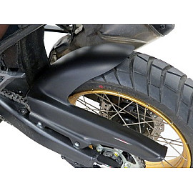 Parafango Posteriore in ABS POWERBRONZE NERO LUCIDO per HONDA  Africa Twin CRF 1100 L Adventure Sports - DCT (2020-2024>)