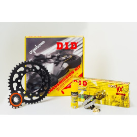 KIT DI TRASMISSIONE ORIGINALE DID - PIGNONE 15 - CORONA 45 - CATENA 520 ZVMX G&G 110 MAGLIE - DUCATI STREETFIGHTER 955 V2