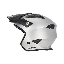 CASCO JET ARIA 22-06 ACERBIS - METALLIC - SILVER