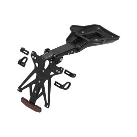 KIT PORTA TARGA COMPLETO DI LUCE TARGA E CATADIOTTRO LIGHTECH per DUCATI MULTISTRADA 1200 V4 / S (2021-2024)