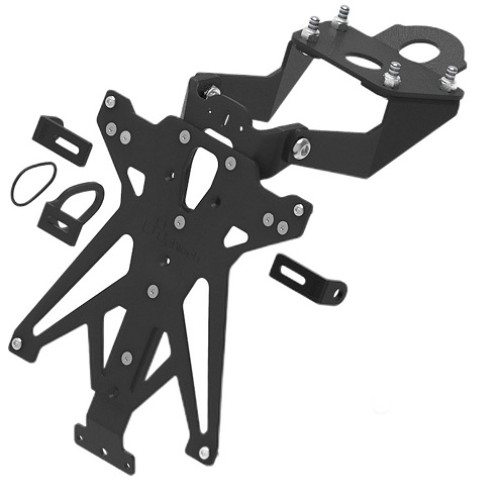 KIT PORTA TARGA REGOLABILE LIGHTECH per YAMAHA YAMAHA MT-10 SP (2023 - 2024) MT-10 (2023 - 2024)